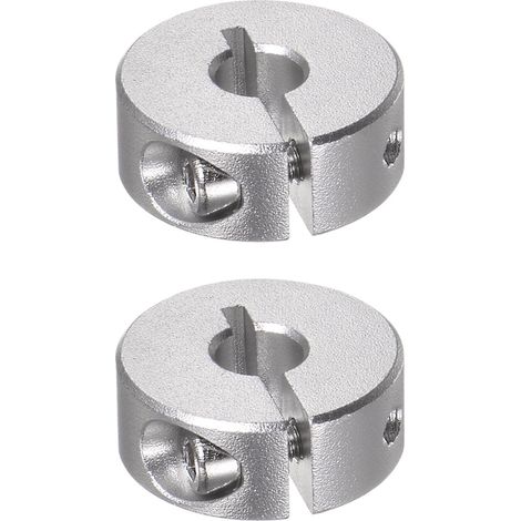 2pcs Bague de Réglage Bague Arrêt d'axe Butée Arbre Collier Diviser 6mm Alésage Aluminium Alliage, 20mm OD, 8mm Largeur pour Roue Brouette Pont Boîte Vitesses Anodisation (1/5)