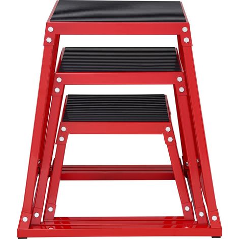 Boîtes de Saut Plyométriques 12-18-24 Pouces,Plateforme Antidérapante pour Entraînement Fitness à Domicile,Renforcement et Agilité (1/5)