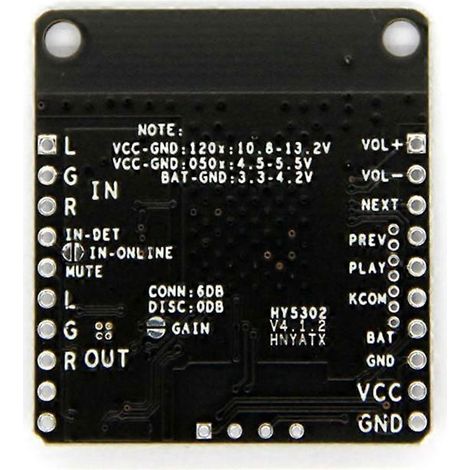 Carte réceptrice audio QCC3031 APTXHD pour amplificateur audio DC5V 12V - Alimentation CC non requise (1/4)