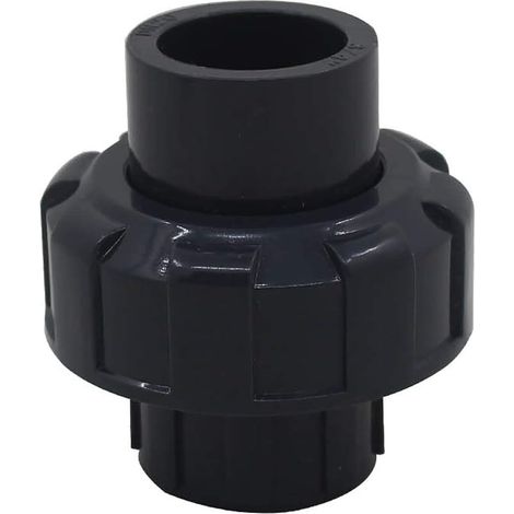 Aougo – Raccord d'évacuation PVC 50mm – Manchon union pour pompe filtre – Connexion à colle – Diamètre intérieur 50mm (1/5)