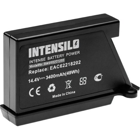 INTENSILO batterie remplace LG EAC62218205 pour aspirateur Home Cleaner (3400mAh, 14.4V, Li-Ion) (1/4)