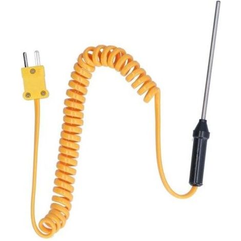 Thermocouple de type K Sonde en acier inoxydable Thermomètre à main Capteur de sonde WRN02B3x80mm (1/5)