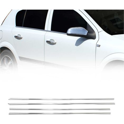 Garniture de Fenêtre pour Opel Astra H Berline 2004-2009 Acier Inox 4Pcs (1/5)