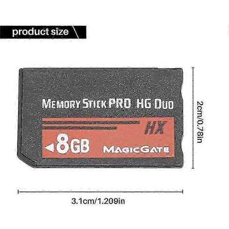 Carte mémoire Memory Stick MS Pro Duo HX 8 Go pour appareil photo Sony PSP Cybershot (1/5)
