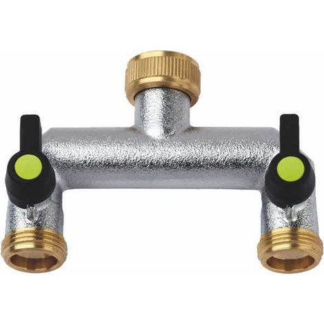 Enchufe de 2 grifos 3/4F + 3/4M Ott 469B Aquatech