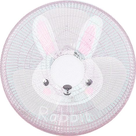 Couvercle anti-poussière rond pour ventilateur électrique, pour piédestal d'été, filet de sécurité lavable et anti-poussière, maille pour enfants lapin S 40cm / 15,7 pouces (1/5)