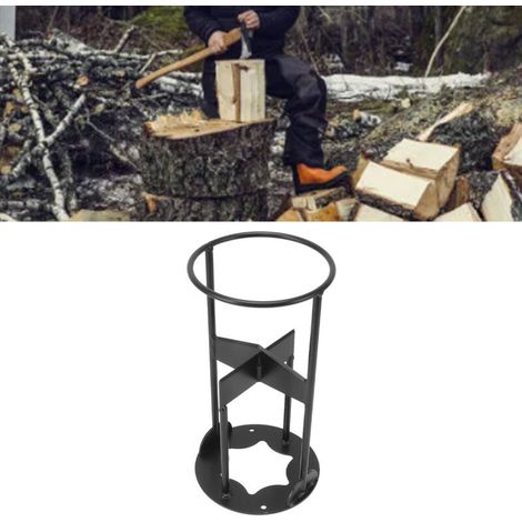 Séparateur de Bûches pour Camping et Maison Support en Métal Compact - KZQ