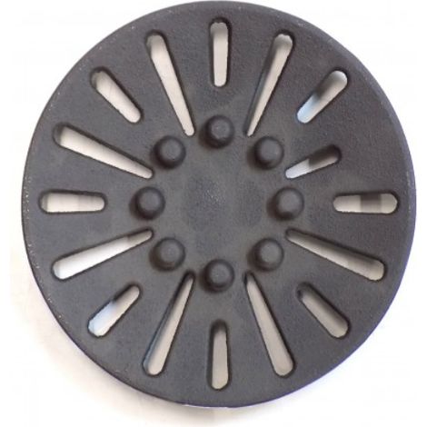 Grille à cendres pour poêles à cheminée Varese HF de Drooff - fonte - dimensions d'encastrement parfaitement adaptées (1/2)
