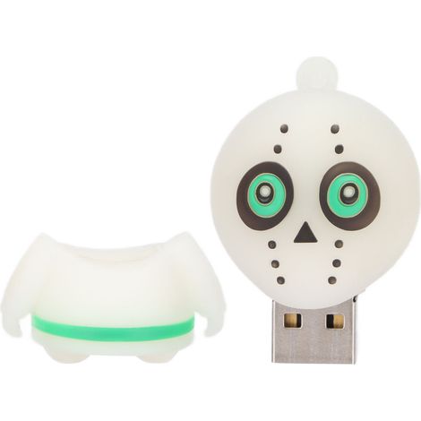 Clé USB 2.0 étanche, 64 Go, motif fantôme blanc, cadeau d'Halloween (1/5)