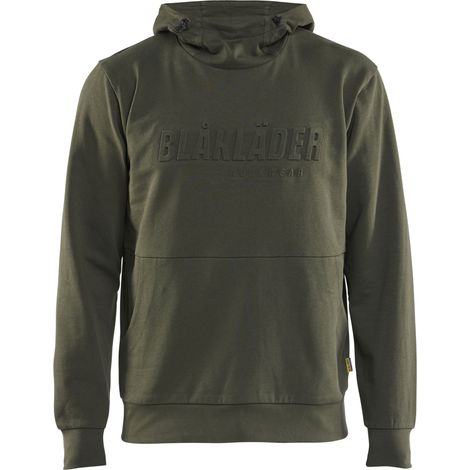 Sweat de travail à capuche imprimé 3D 3530 - Vert forêt XL
