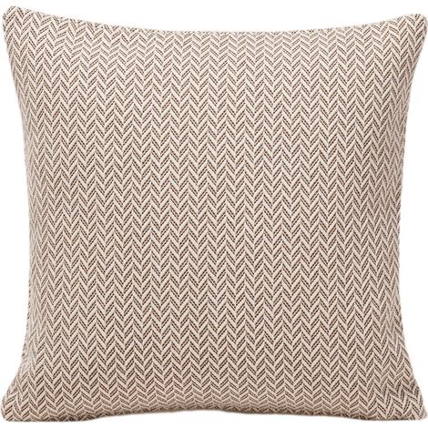 Housse de coussin en Jacquard à motifs chevron  ALEJANDRO (1/4)