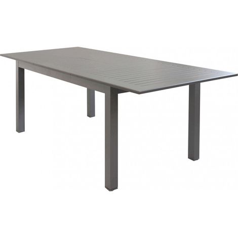 Tavolo Cuba Allungabile 150/210x90x75 h cm in Alluminio Taupe (1/5)