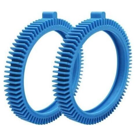 Pneu avant bleu pour piscine avec pièces de nettoyage pour amortisseur, 2 x 4 roues de pression, paquet de 2, 896584000-143 (1/5)