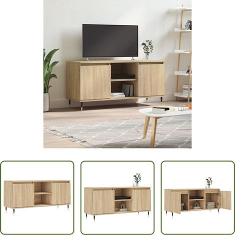 TV-Schrank Sonoma-Eiche - TV-Schrank Sonoma-Eiche 104x35x50 cm Holzwerkstoff (1/5)