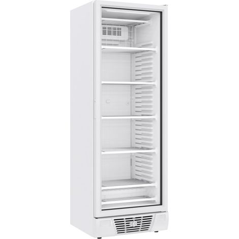 Congélateur 1 porte en verre 382L avec vitrage chauffant LED 5 grilles statique - Combisteel (1/5)