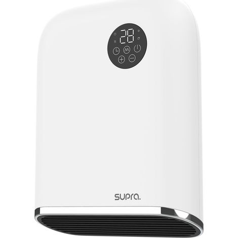 SUPRA TINO COMBO – Termoventilador 2000W  Ultra Slim  Instalación Mural o Móvil  Termostato Electrónico  Temporizador  Pantalla LED  IP24  Protección Contra Sobrecalentamiento (1/3)