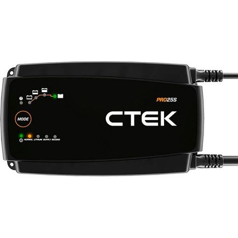 Cargador de baterías CTEK PRO25SE uso profesional 12V 25A (1/3)