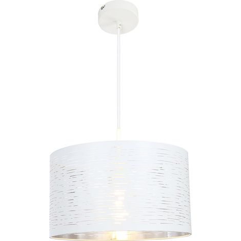 Globo - hängeleuchte - Barca - weiß - metall - Ø 38cm - E27 -