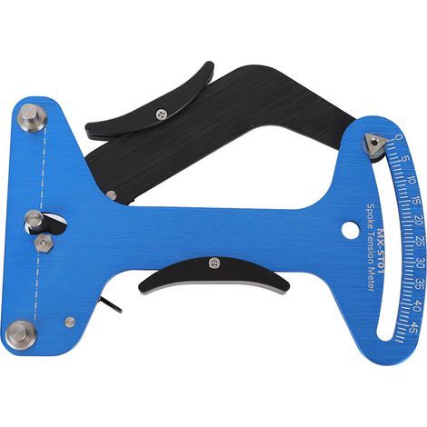 Tensiomètre de rayons de vélo, échelle réglable et précise, outil de vérification des rayons de roue en alliage d'aluminium (1/4)