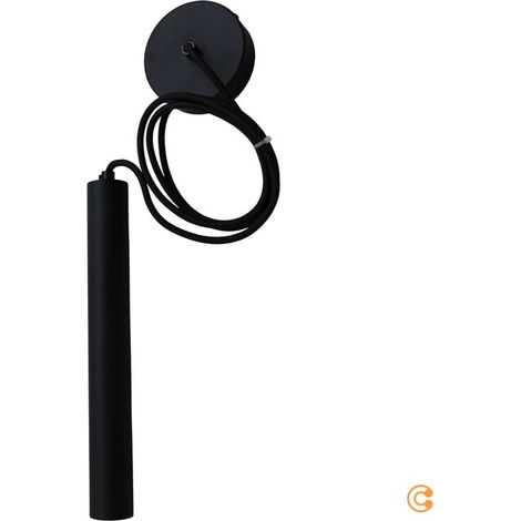 [GEBRAUCHT] B-Ware Deko-Light Pendelleuchte Hängeleuchte LED Slim schwarz Aluminium warmweiß 2700 K (1/2)