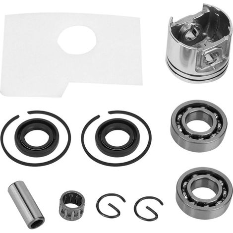Kit de Piston de tronçonneuse en aluminium, pièces de rechange d'accessoires de scie à chaîne de rechange pour Stihl MS180 MS 180 018 pièces de rechange de tronçonneuse (1/4)
