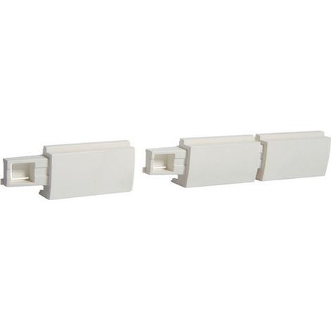 10 extensions pour support appareillage lifea LFF71H090Pure RAL 9016 Pure - HAGER LFF71H0999016