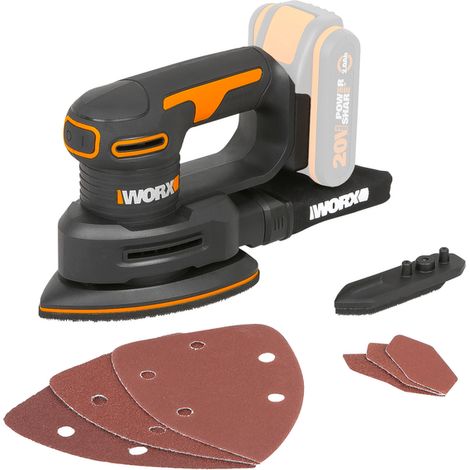 Ponceuse sans fil 20V Corps seul Worx Wx822.9