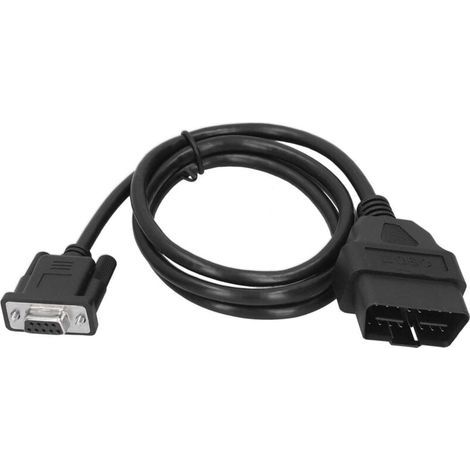 Câble de Diagnostic de Voiture ABS 16 Broches, Connecteur d'Adaptateur Femelle à DB15Pin (1/4)