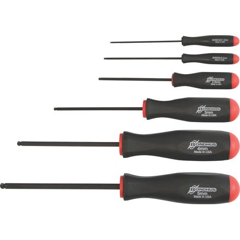 ProHold® Set Metrischer Kugelschreiber-Schraubendreher Set 6 1,5-5mm  Bondhus 74686
