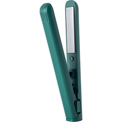 Mini fer à friser/lisseur 2 en 1 - Mini lisseur - Double fonction - Fer à friser portable pour les voyages - Lisseur compact - Nouveau Mini... (1/5)
