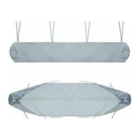 1 Piece 3.5m Grey Awning Cover, Manual Retractable Awning Storage Cover, Waterproof and Dustproof Patio Awning Cover (1/4)