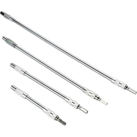 (150/200/300/400 mm) 4-teiliger flexibler Verlängerungsbithalter für Bohrmaschine und Schraubendreher (1/4)