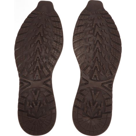 Semelle complète réparable pour chaussure antidérapante élastique découpable caoutchouc remplacement bricolage sneaker marron taille 41-44 (1/5)