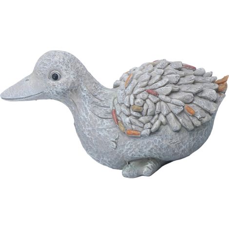 Figuritas de patos de resina, estatuas de patos para porche, -1