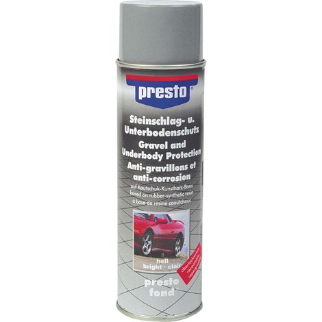Presto Steinschlagschutz Spray - ideal als Steinschlag- und Unterbodenschutz überlackierbar, 500ml