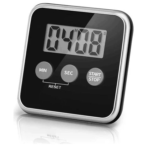 Aigostar Timer Cucina Digitale Display LCD Magnetico Cronometro Conto Rovescio (1/5)