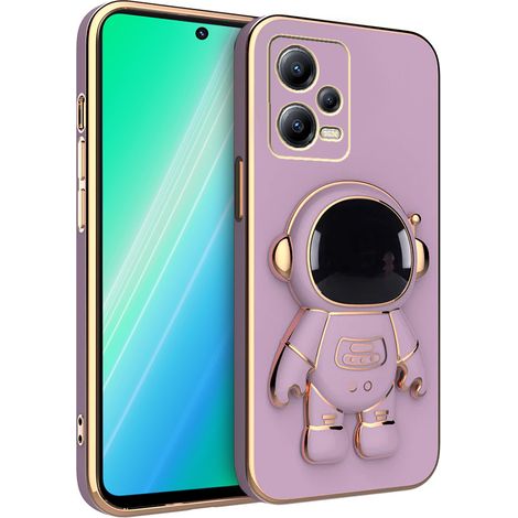 Funda para Xiaomi Redmi Note 12 5G / Poco X5 5G, Astronauta, morado (1/5)