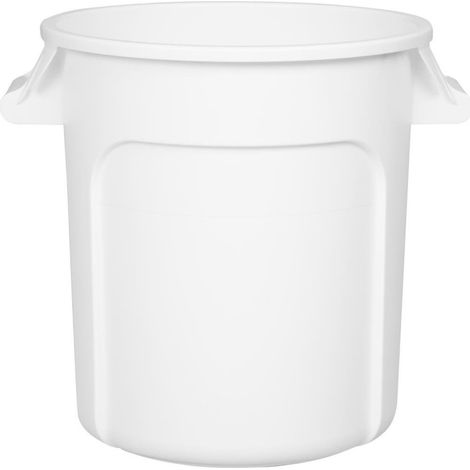 Conteneur rond blanc 38L - VOGUE (1/4)