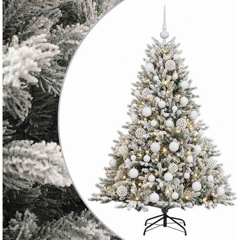 Artificial Christmas Tree with Bauble 150 cm 150 LEDs vidaXL (1/5)