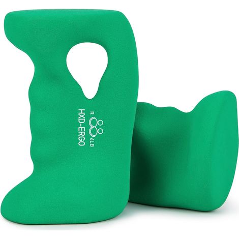 Haltere Musculation, Halteres Neoprene Set pour Gymnastique Yoga Pilates Boxe, Poids Musculation Unisexe avec Options de Poids Multiples, Lot de 2 (1/5)