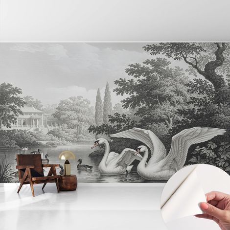 Fototapete Selbstklebend - trendige Wanddeko - Schlafzimmer - Wohnzimmer Die Eleganz der Natur 416x254 cm (1/5)
