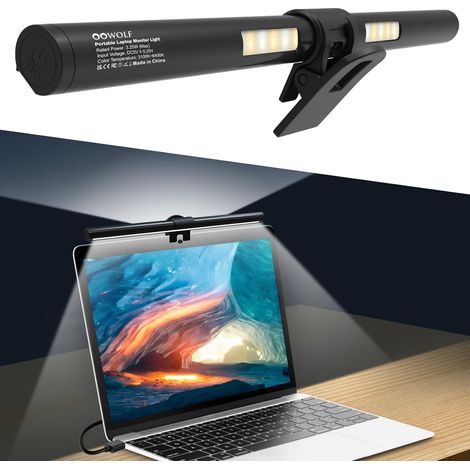 Lampe Écran PC 33cm–Barre Lumineuse LED à Double Lumière,Contrôle Tactile (1/5)