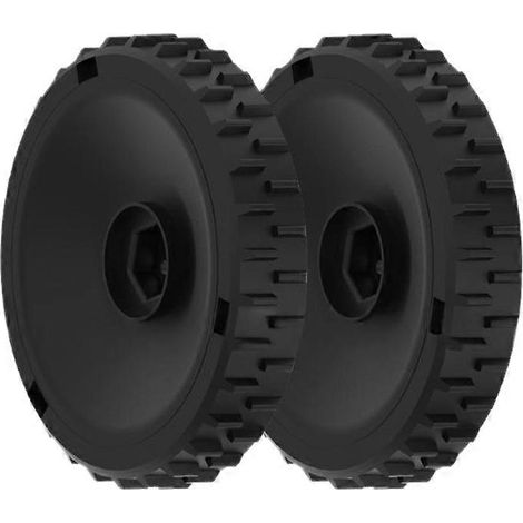 Zwei Hinterräder 574465104, passend für die Rasenmäher Gardena R38Li R4OLi R5OLi R7OLi, R8OLi und Husqvarna Automower 105, 305 und 308. (1/5)
