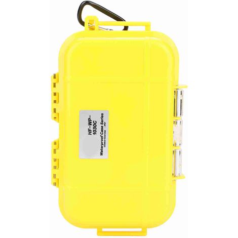 Wasserdichte und stoßfeste Aufbewahrungsbox für Outdoor-Survival-Ausrüstung, luftdichte Tragebox (gelb) (1/5)