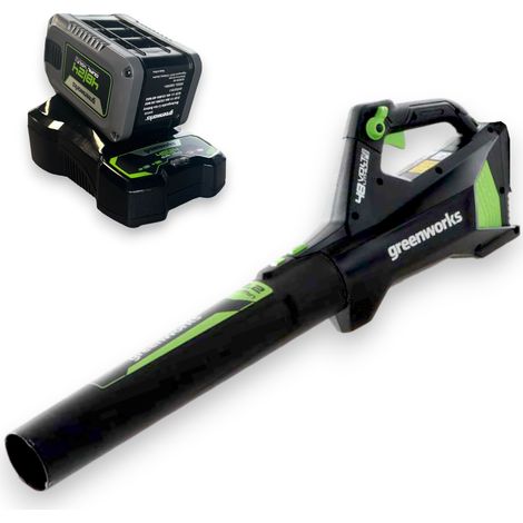 Soffiatore assiale a batteria 48V con kit batteria e caricatore GREENWORKS GD48ABK2 (1/5)