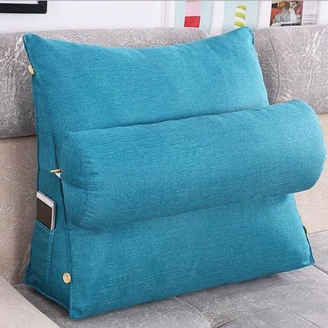 Coussin - - 45x45x20cm - Déhoussable - Poche latérale - Fibre naturelle (1/4)