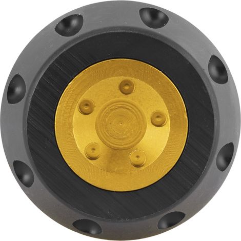 CNC-modifizierter Auspuff, Stoßdämpfer und Fallschutzball für Motorräder, Straßenmotorräder und Sportmotorräder (Gold). (1/5)