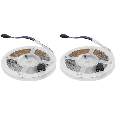 60-LED-Streifen, 12 V DC, RGB-Lichterband mit 44-Tasten-Fernbedienung, 10 m, für die Inneneinrichtung (1/5)