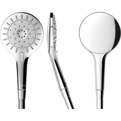 LAUFEN MyTwin120 Douchette à main, RubiClean, 3 jets, EcoChoice,