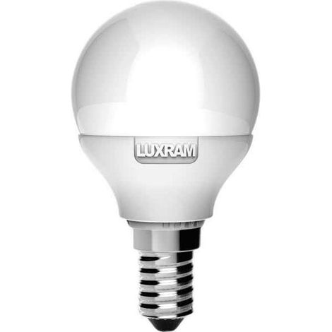 Ampoule e14 (slim) sphérique value plus led 6.5w 4000k 650lm -a+